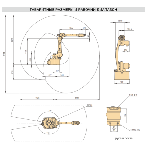 Промышленный робот ISR12-2000-HI  Промышленный робот ISR12-2000-HI