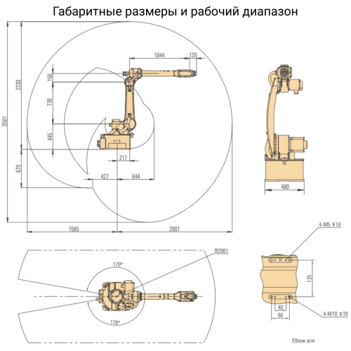 Сварочный робот ISR20-2000